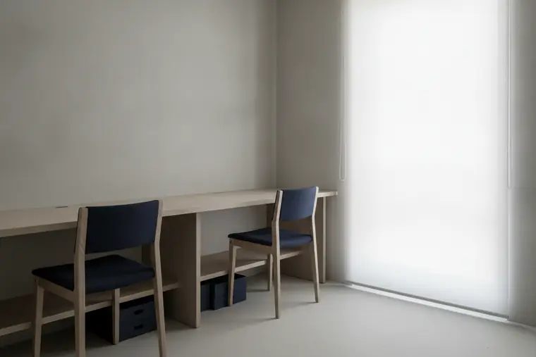 A quiet professional workspace
